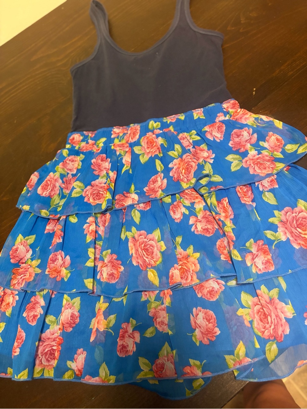 Abercrombie And Fitch Dress, Size XL Y2K, Floral, Frilly, Designer - Picture 5 of 5
